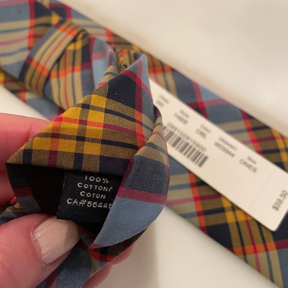 NWT J Crew Plaid Tie - Picture 3 of 3